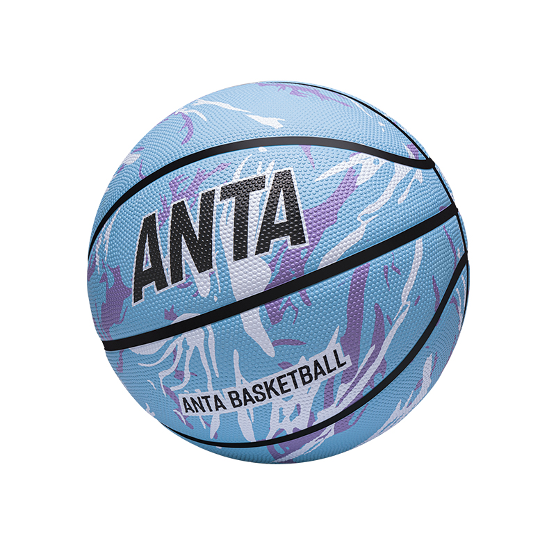 Anta Rubber Basketball Painted Blue Size 7/Size 5 Ball Street Training Competition Unisex China Mainland Version
