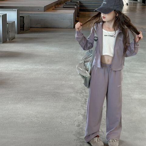Disney Casual Sportswear Spring Fall Season Two Piece Set Teenagers