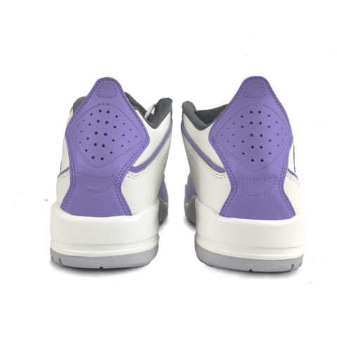 Jordan Courtside 23 Cushioning Slip Resistant Mid top Vintage Basketball Shoes Men’s Purple White