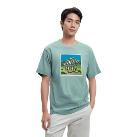 MONTBELL SS25 Quick Dry T Shirts Unisex Dark Gray