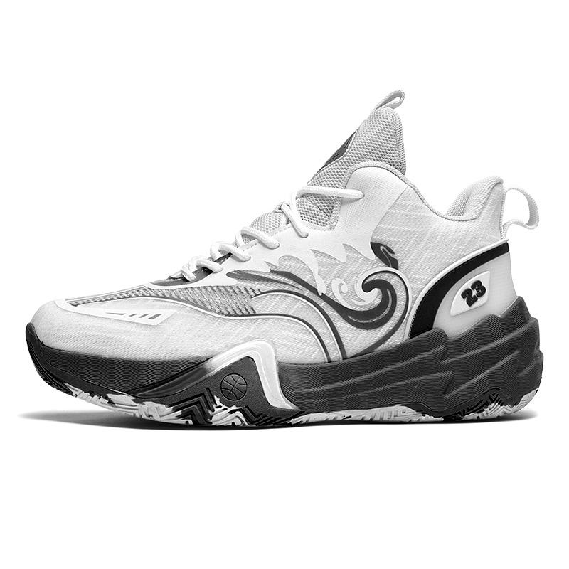 HEIWEILU Slip Resistant Abrasion Resistant Slip Resistant Abrasion Resistant High top Basketball Shoes Unisex