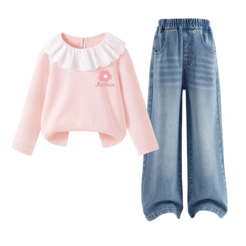 Disney Kids Casual Sportswear Crew Neck Moderate
