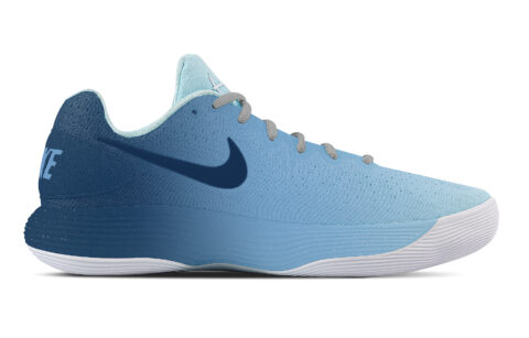 Nike Hyperdunk 2017 Memphis Ice Blue Cushioning Low top Basketball Shoes Men’s