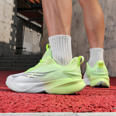 GAISIDULANTE Slip Resistant, Abrasion Resistant, Lightweight Low top Running Shoes Unisex Neon Green