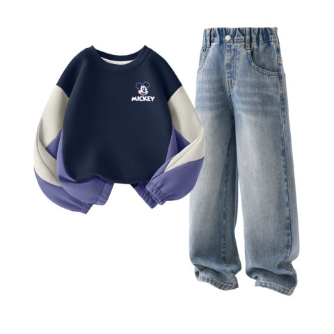 Disney Kids Casual Sportswear Crew Neck Moderate