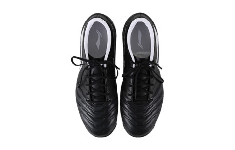 Li Ning TF Turf Cushioning Slip Resistant Abrasion Resistant Soccer Shoes Men’s Black