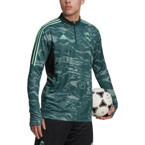 Adidas Real Madrid Soccer Jerseys Men’s Green Moderate Straight Fit