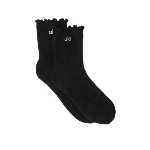 Alo Yoga Lettuce Edge Sock Crew Socks Women's
