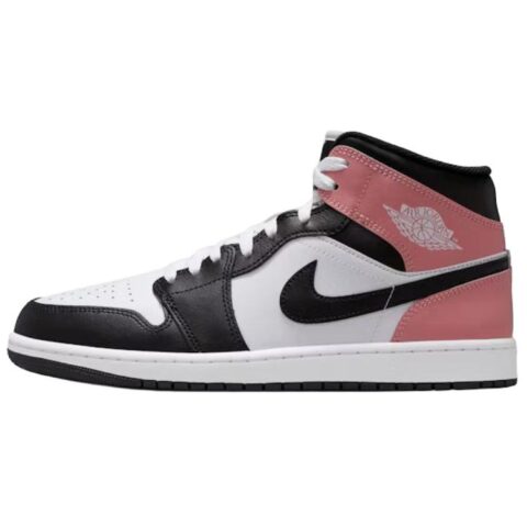Jordan 1 Mid White Rust Pink Black