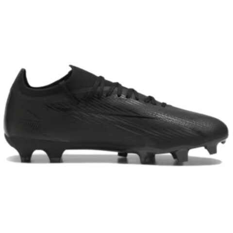PUMA Ultra Match AG Artificial Ground FG Firm Ground Artificial Turf Abrasion Resistant Soccer Shoes Men’s Black