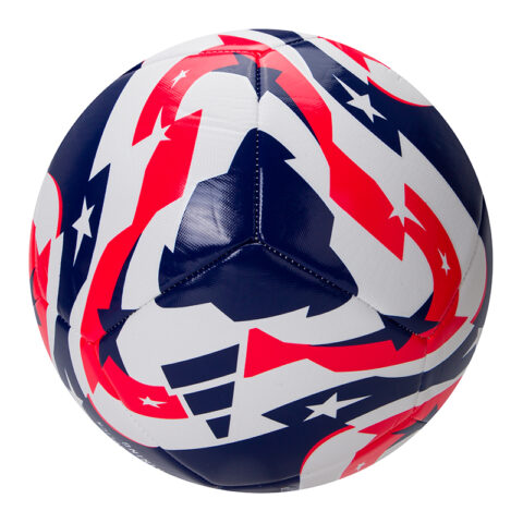 Adidas Size 5 Ball Soccer Ball Unisex Blue Red