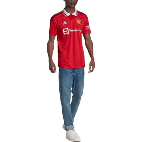 Adidas logo-print polo shirt