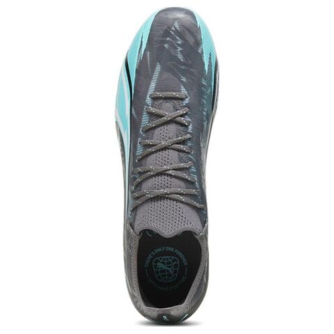 PUMA Ultra Ultimate MG Multi Ground Cushioning, Wear Resistant Soccer Shoes Unisex Black Blue