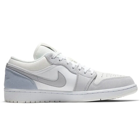 Jordan Air Jordan 1 Vintage Basketball Shoes Unisex Low Top White/Gray