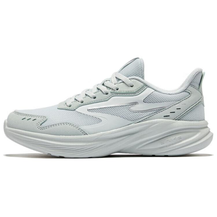 Erke Hunt Slip Resistant Lightweight Rebound Low top Running Shoes Women’s Light Gray Green