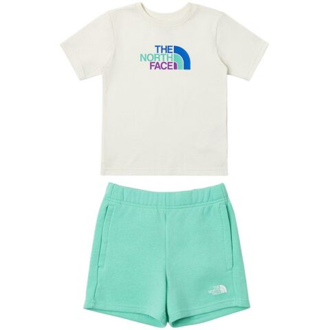 THE NORTH FACE Casual Sportswear SS25 Dune White/Green Children Aged 3 7 Years Old