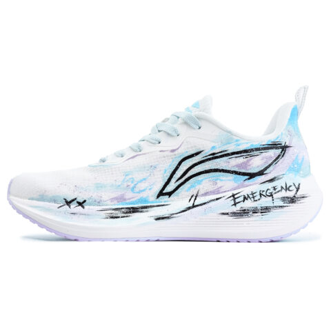Li Ning Wuyue Cushioning Rebound Low top Casual Running Shoes Women’s Blue Purple