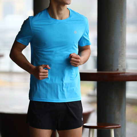 BMAI Running T Shirt Men’s Bright Blue