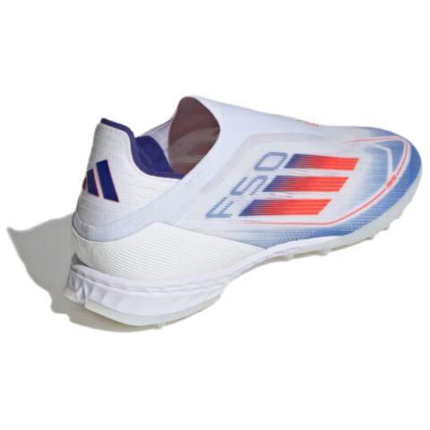 Adidas F50 PRO Slip Resistant Abrasion Resistant Soccer Shoes Men’s White Blue
