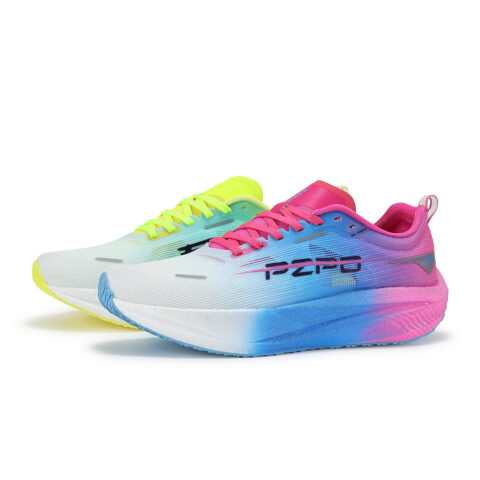 PZPO Low top Running Shoes Unisex Blue Green Mismatched