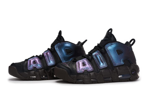 Nike Air More Uptempo Vintage Basketball Shoes Women’s Mid Top Blue/Purple