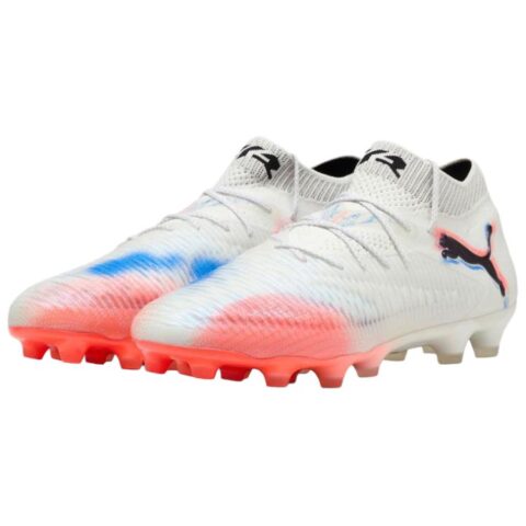 PUMA Future 8 Ultimate Soccer Shoes Unisex White Red Blue