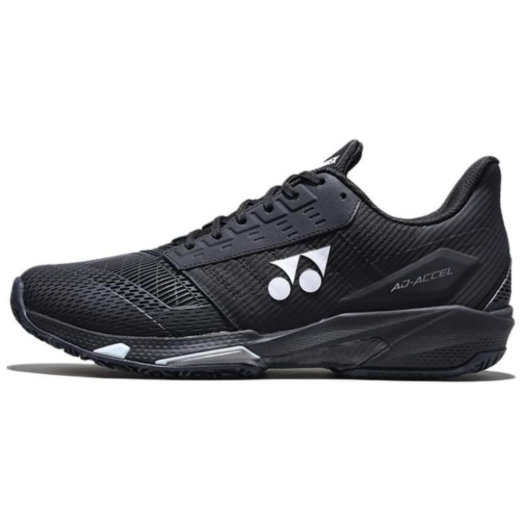 YONEX Cushioning Breathable Coverage Support Balance Impact Resistant Lightweight Low top Tennis Shoes Unisex Black
