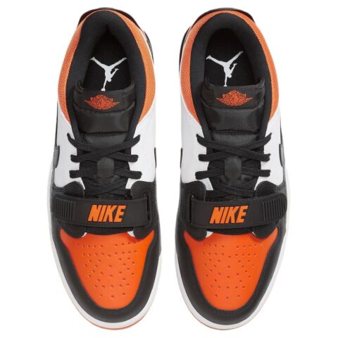 Jordan Legacy 312 Abrasion Resistant Abrasion Resistant Low top Vintage Basketball Shoes Men’s White Black