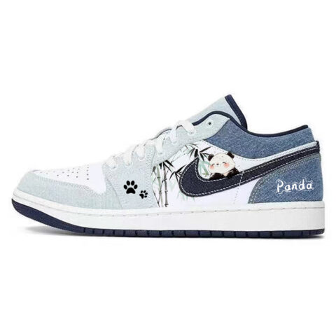 Jordan Air Jordan 1 Vintage Basketball Shoes Men’s Low Top White/Blue