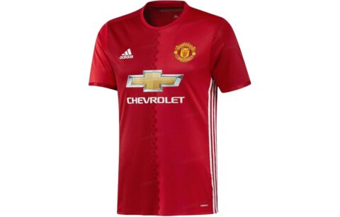 Adidas Soccer Jersey Player Edition 16 17 Manchester United Home Men’s Red