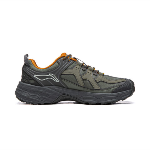 Li Ning Outdoor CF Tracing, Forest Shadow Outdoor Sports Low top Hiking Shoes Unisex Green