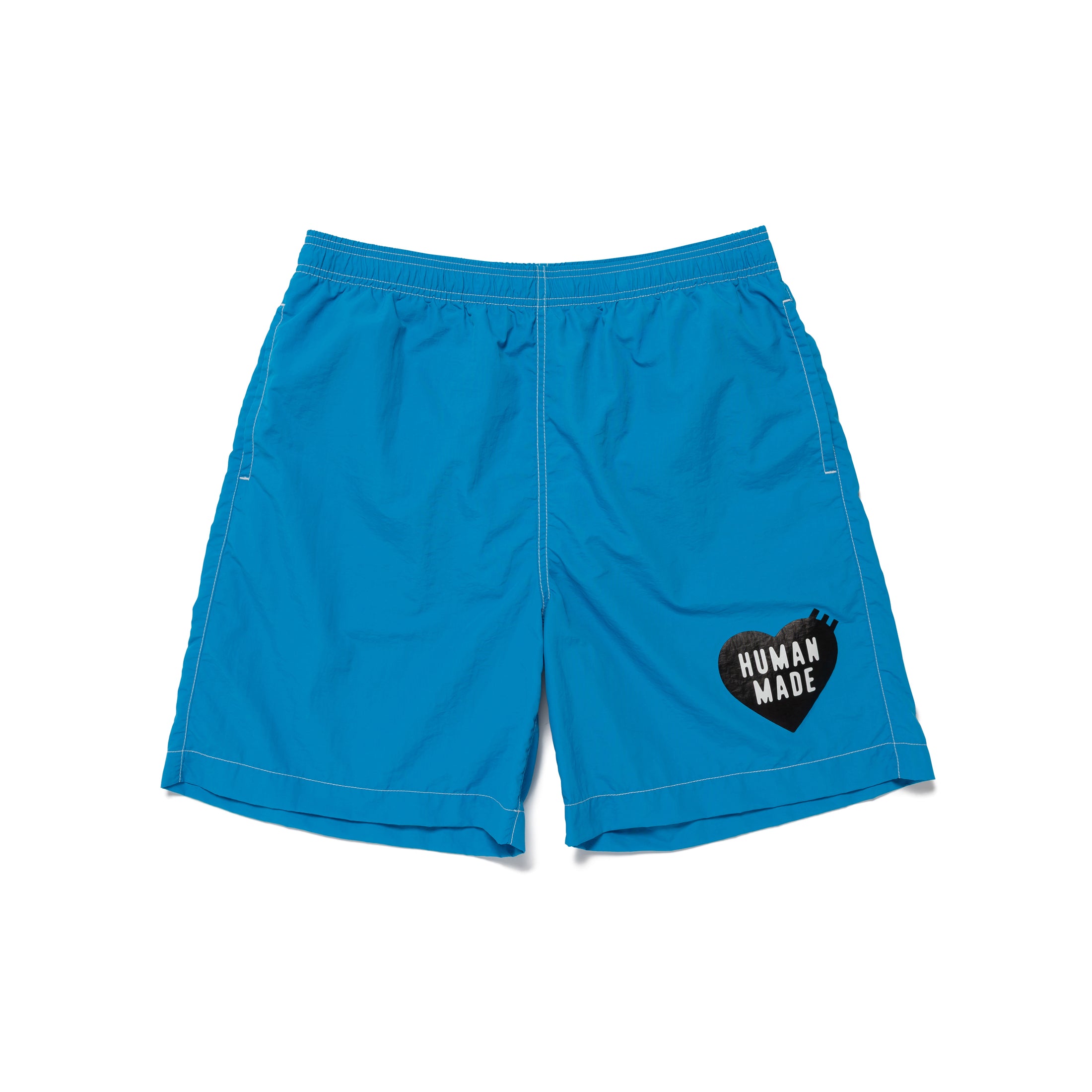 Human Made Heart-Logo Elasticated Waistband Swim Shorts