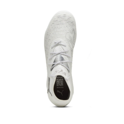 PUMA FUTURE 8 FG Firm Ground Fabric Abrasion Resistant Soccer Shoes Unisex White