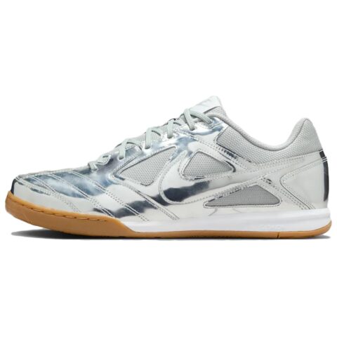 Nike Gato LV8 Metallic Silver White Gum Light Brown