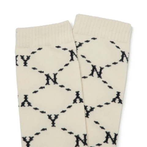 MLB Mid Calf Socks Unisex White