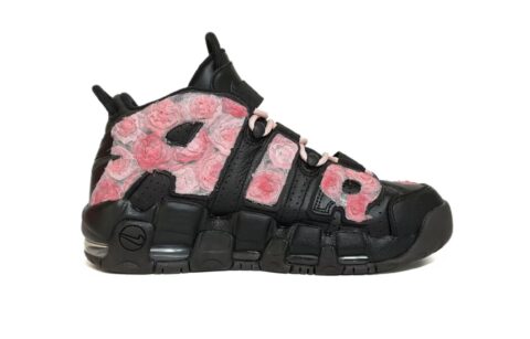 Nike Air More Uptempo Romantic Rose Cushioning Abrasion Resistant Cushioning, Wear Resistant Mid top