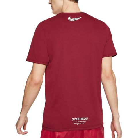 Nike Running T Shirts Men’s Red Crew Neck Moderate
