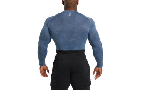 GYMSHARK Fitness Clothing Men’s Blue Moderate Straight Fit