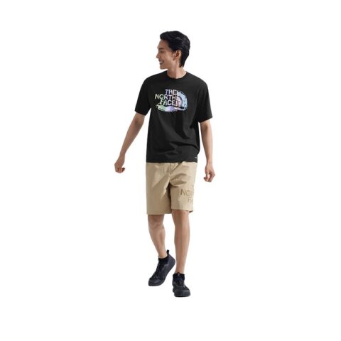 THE NORTH FACE Quick Dry T Shirts Unisex Cosmic Black