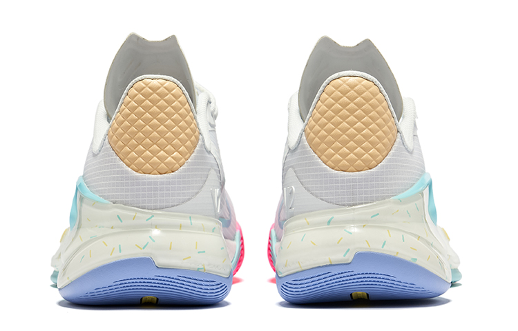 Erke Qian Xun V2 Cushioning, Wear Resistant Low top Basketball Shoes Men’s Ice Cream Colorway