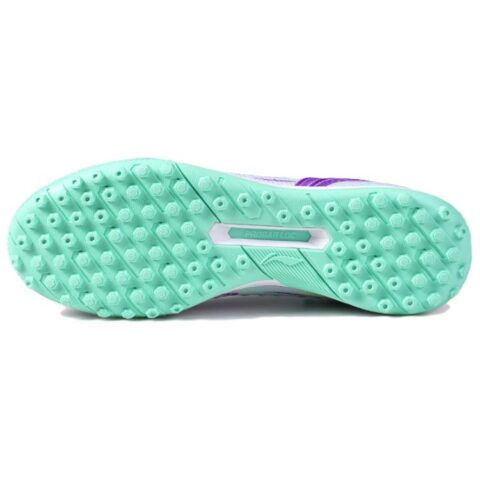 Li Ning Comfortable And Trendy TF Turf Artificial Turf Soccer Shoes Men’s Blue White Purple