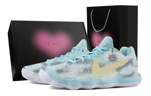 Nike Hyperdunk 2017 Feicheng Sunshine, Heart Box Cushioning Support Low top Basketball Shoes Men’s