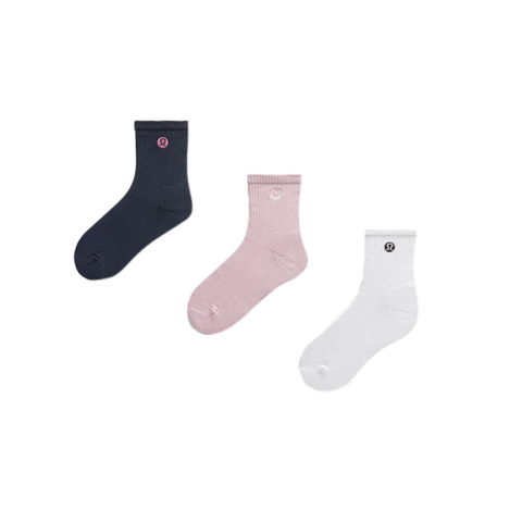 Lululemon Ankle Socks Unisex 3 Pack