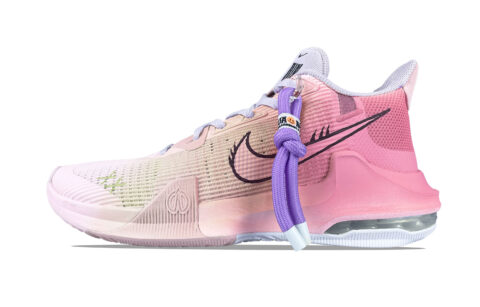 Nike Air Max Impact 3 Fabric Abrasion Resistant Support Low top Basketball Shoes Unisex Pink