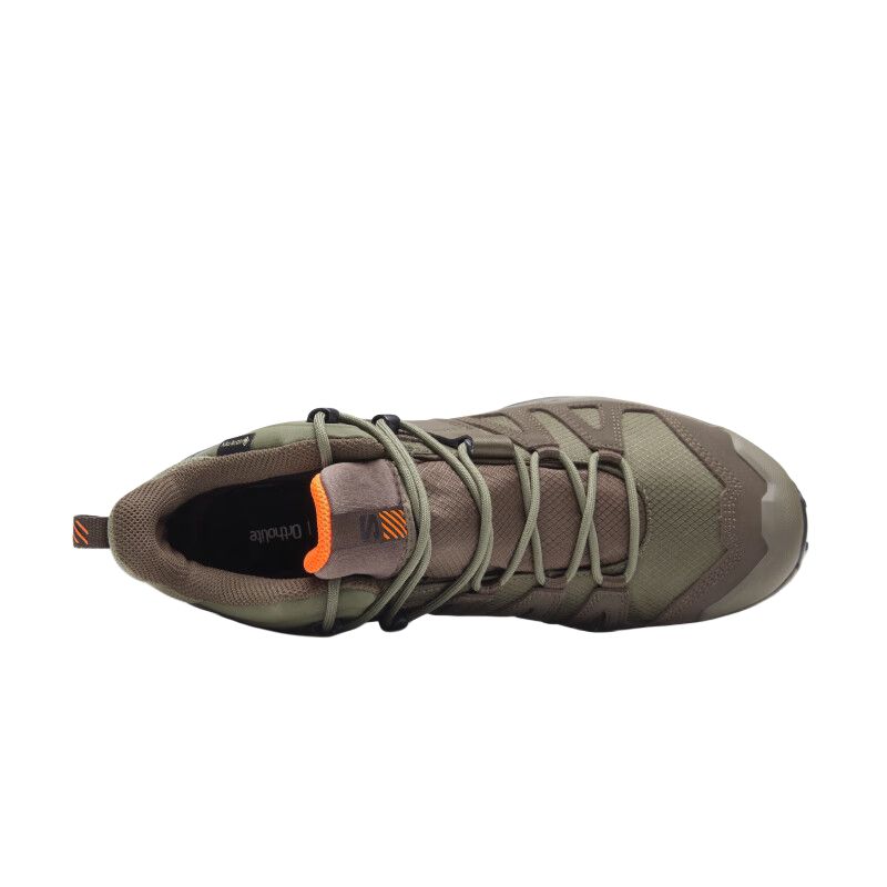 SALOMON Fashion Waterproof And Lightweight Mid top Mountaineering Shoes Unisex Grass