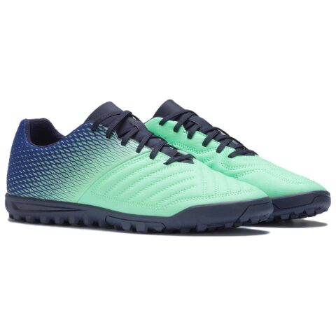 DECATHLON Agility 140 Comfortable TF Turf Slip Resistant Soccer Shoes Men’s Green