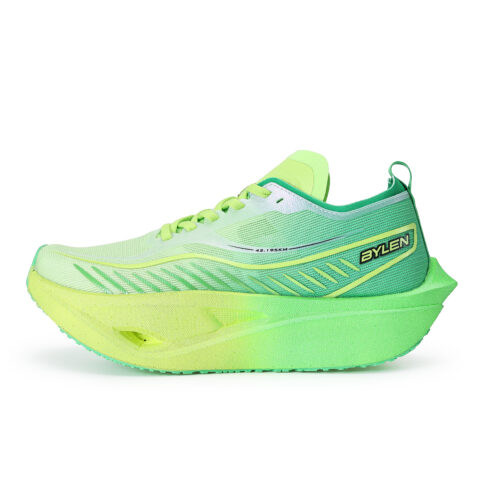 BYLEN Slip Resistant, Abrasion Resistant, Breathable Low top Genuine Carbon Plate Marathon Running Shoes Unisex
