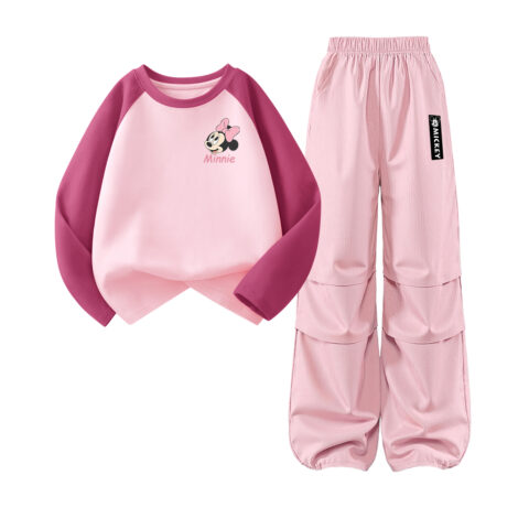 Disney Kids Casual Sportswear Crew Neck Moderate