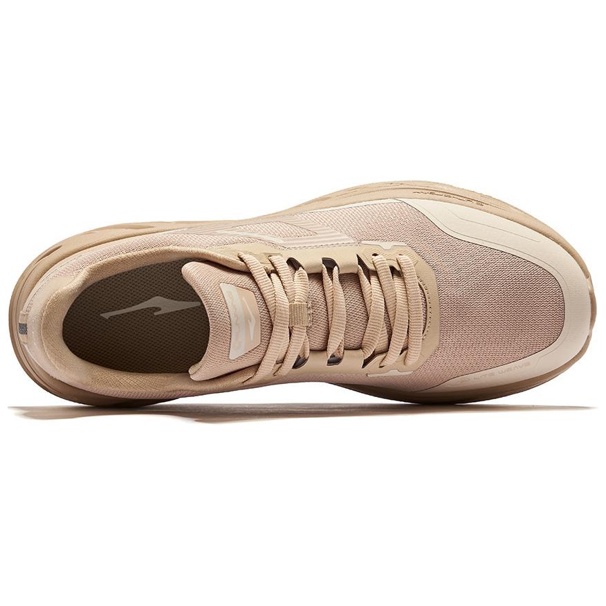Erke Fabric Cushioning Abrasion Resistant Lightweight Low top Casual Running Shoes Men’s Brown