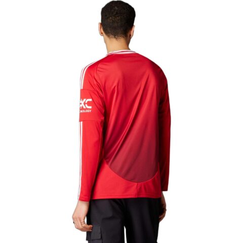 Adidas Free Shipping With AdiClub Manchester United 24/25 Long Sleeve Home Jersey
